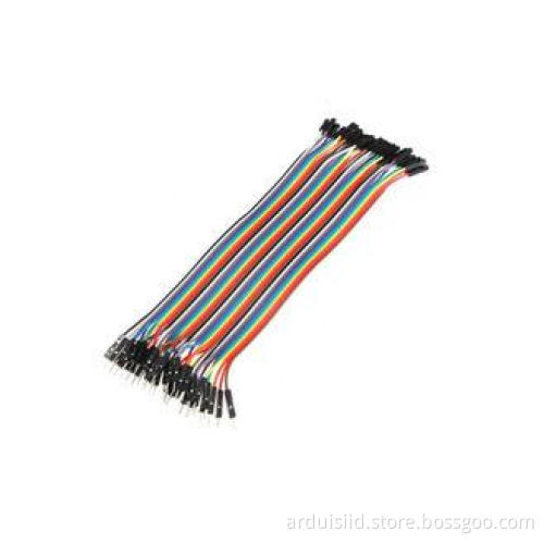 1 Pin Female To Male Jumper Wires For Arduino , 40pcs In Ro